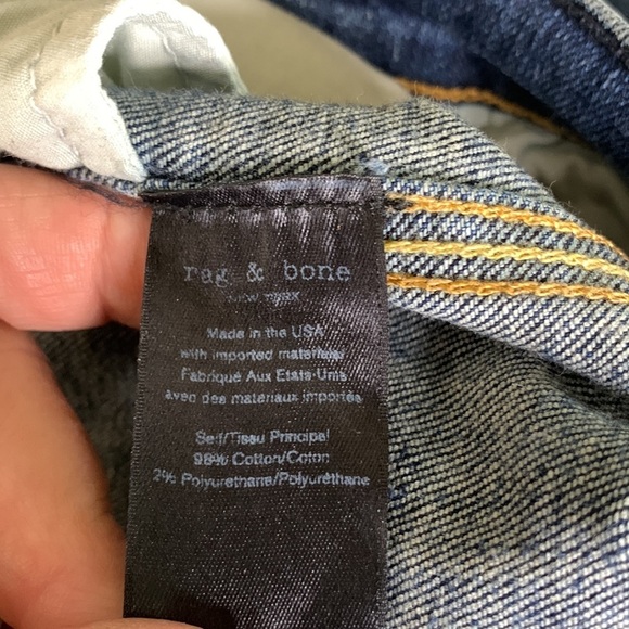 Rag & Bone High Waist Skinny Cropped Jeans‎ - Picture 5 of 5